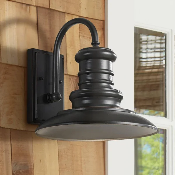 Feiss OL8601RSZ-L1 Redding Station Outdoor Wall Sconce, Restoration Bronze