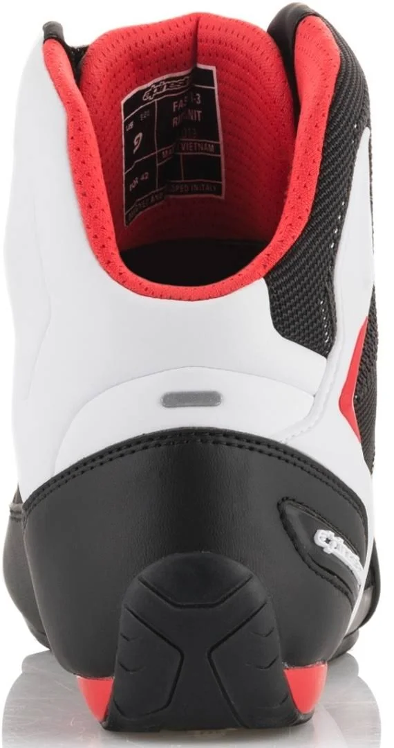 Alpinestars Faster 3 Rideknit Shoes - Black/White/Red - 11.5