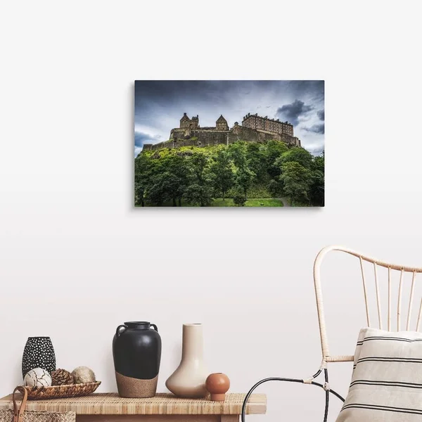 Edinburgh Castle; Edinburgh - Lothian, Scotland, Canvas Wall Art, 30x20, Great Big Canvas