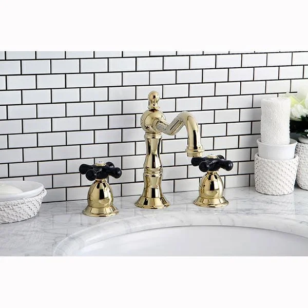 Kingston Brass KS1971PKX Widespread Lavatory Faucet - Polished Chrome