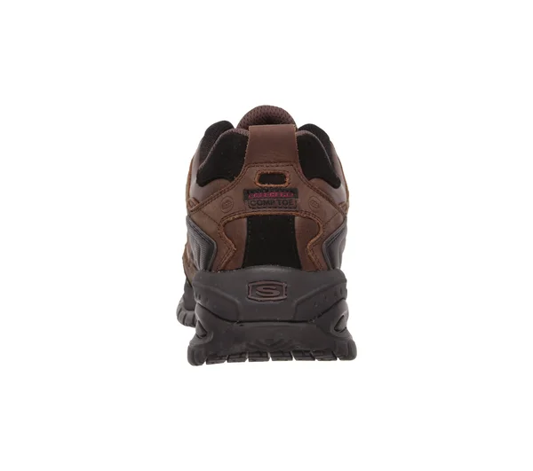 Men's Skechers Work Relaxed Fit Soft Stride Constructor II ST, Size: 7.5, Brown