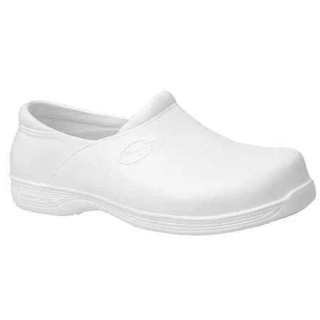 Genuine Grip Men's Slip-Resistant Injection Clogs #3805 - White, 9