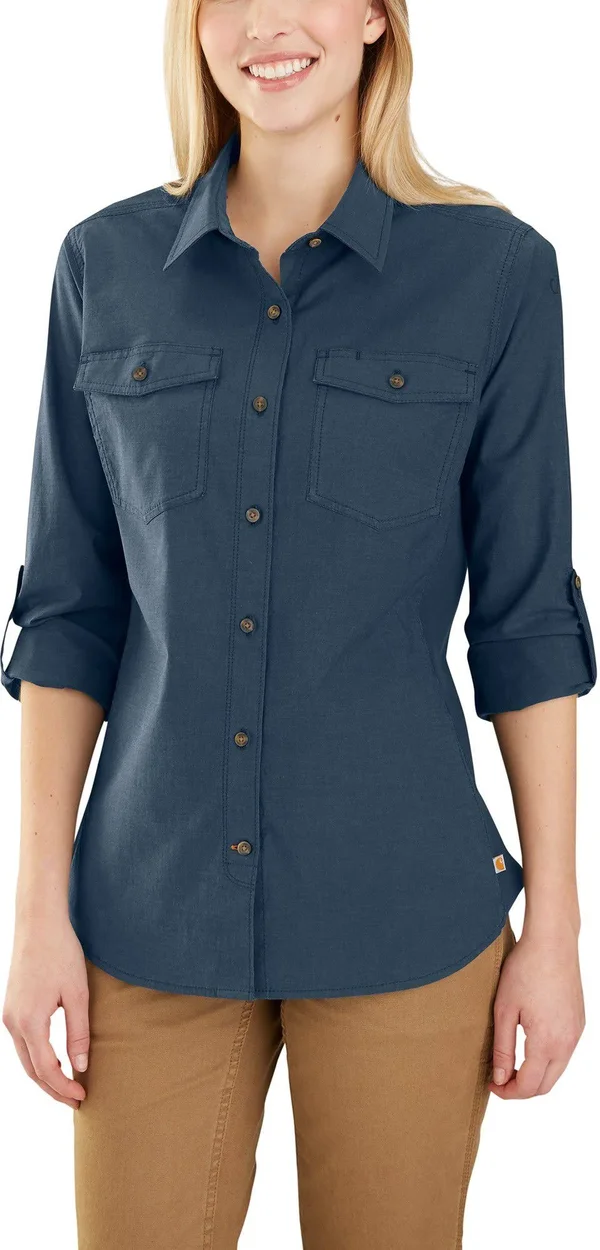 Carhartt Women's Rugged Flex Bozeman Shirt - 2x, Twilight by Gempler&s