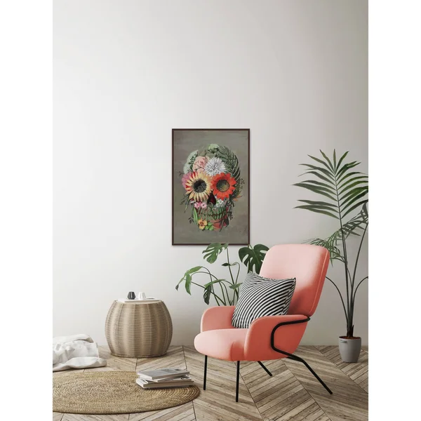 Marmont Hill MH-JULBOT-07-DWFF-60 Commonless Floater 60 x 40 in. Framed Painting Print on Canvas, Contemporary & Modern, Be