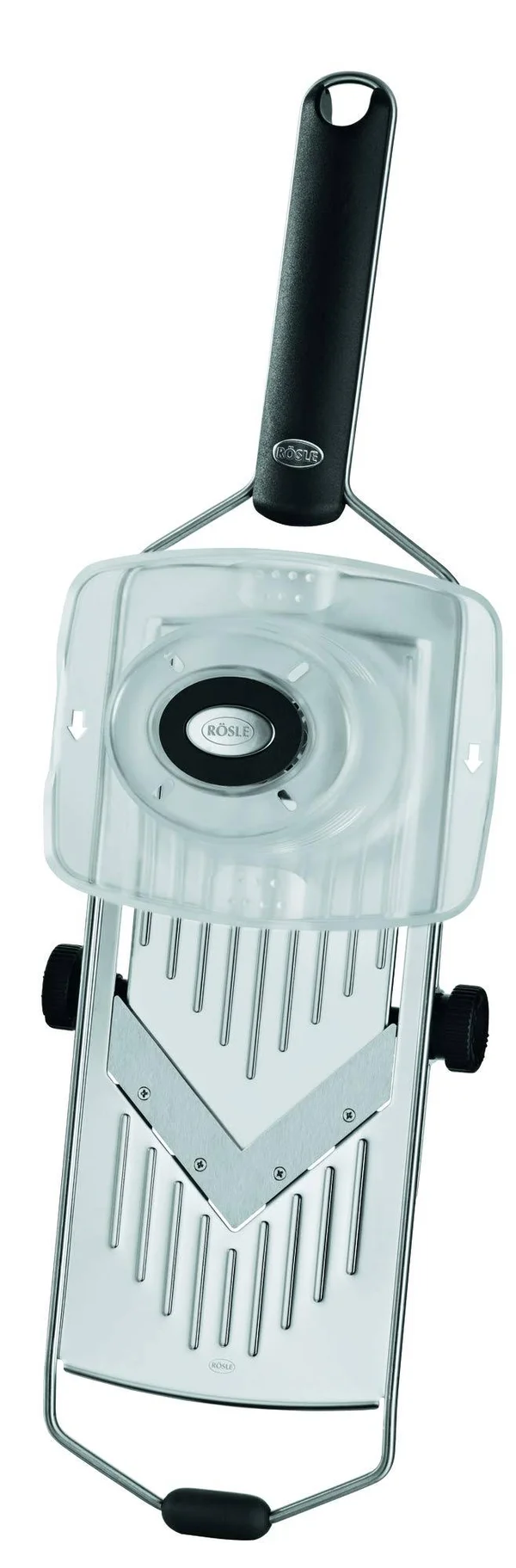 Rosle Adjustable V-Slicer with Vegetable Grip Stainless Steel