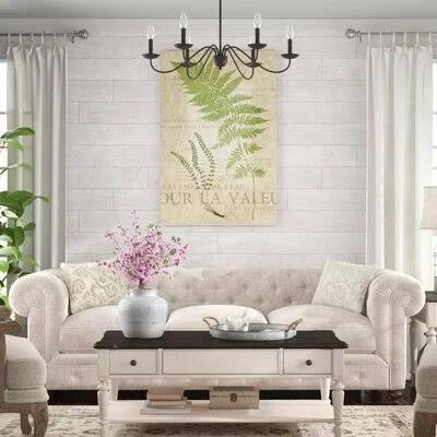Fern Folio II by Vision Studio Painting Print on Canvas Gracie Oaks Format: Black Framed - Size: 37.50x22 H x 25.75x22 W x 0.75x2