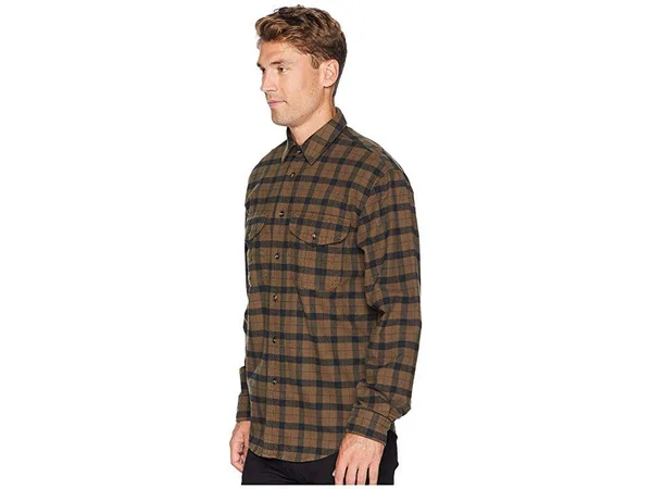 Filson Men's Alaskan Guide Shirt Otter Green/Black Medium