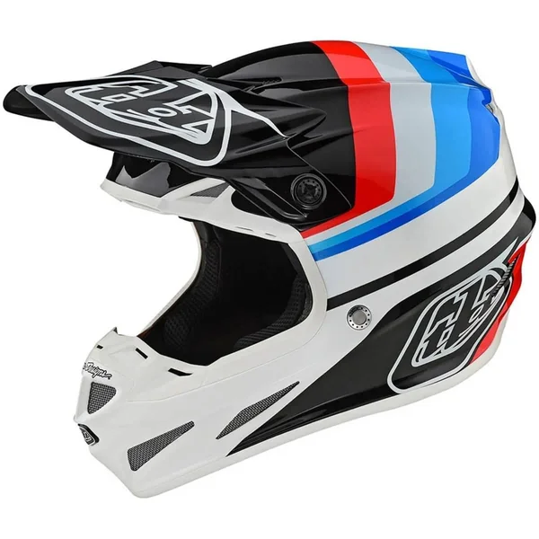 Troy Lee Designs SE4 Composite Helmet Mirage White/Black S