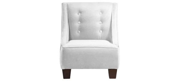 Skyline Furniture Wilson Kids Chair in Velvet White