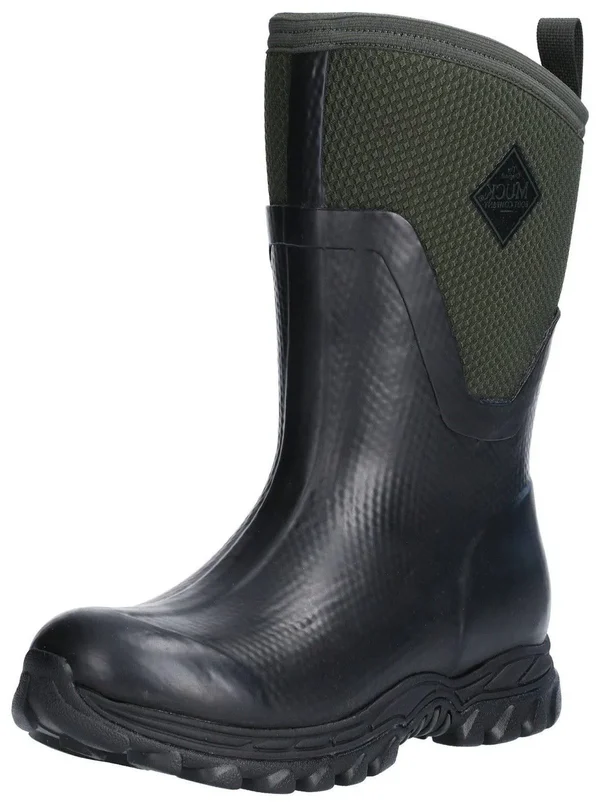 Women's Muck Boots Arctic Sport II Mid Calf Boot - Adult, Size: 11, Black/Moss
