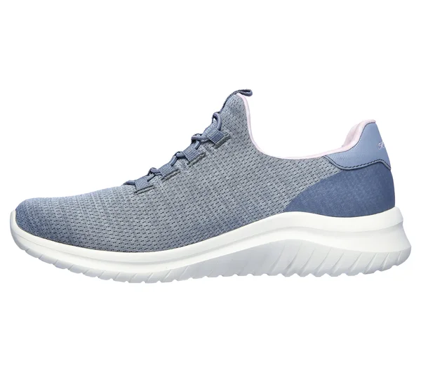 Skechers Women's Ultra Flex 2.0 Delightful Spot Sneaker, Gray/Pink