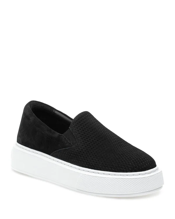 J/Slides Delia Leather Sneaker - 7.5, White Multi