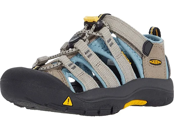 Keen Little Kids' Newport H2 Sandals Size 9, in Timberwolf/Smoke Blue
