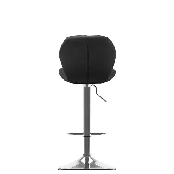 CorLiving Adjustable Barstool in Black Bonded Leather - Set of 2
