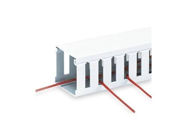 Panduit G1.5X1.5WH6 Wire Duct, wide Slot, White, 1.75 W x 1.5 D