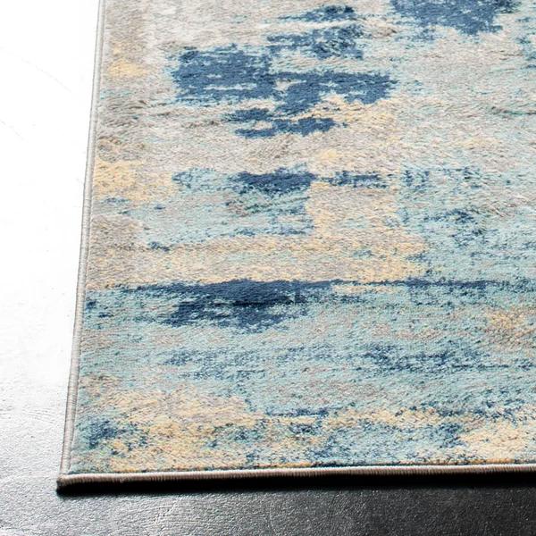 Safavieh Jasper Maleah Modern Abstract Rug - 2& x 22& Runner - Grey/Gold