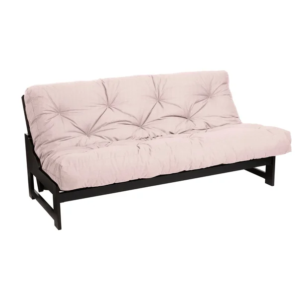 Porch & den Orenco Faux Suede Gel Pocket Coil Full-Size 10-Inch Futon Mattress - Ice Mint