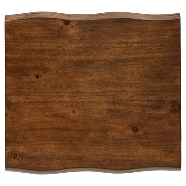 Hartwell Living Edge Rustic Industrial Accent Table Brown Inspire Q
