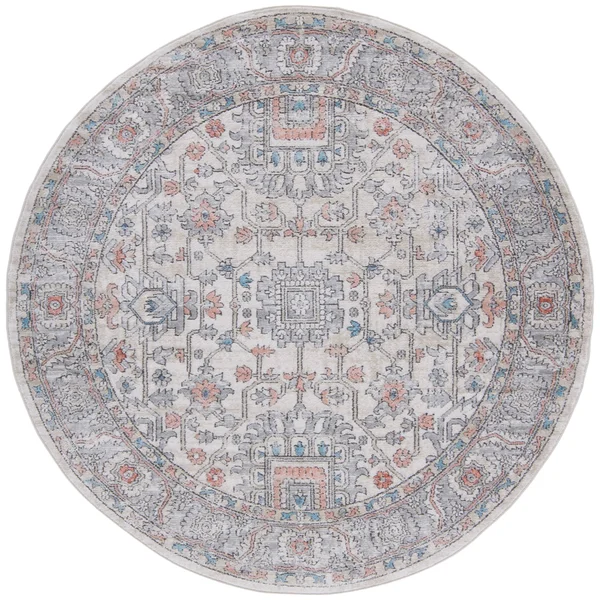 Safavieh Oregon Rug Collection ORE877M - Light Blue, Ivory - 8& x 10&