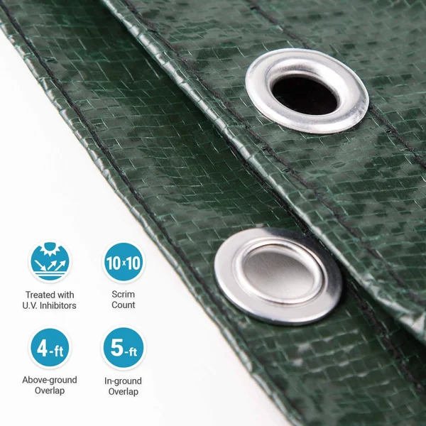Arctic Armor WC846 12-Year 16-ft x 32-ft Rectangular in Ground Pool Winter Cover