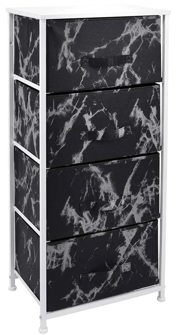 Sorbus Nightstand with 4 Drawers - Bedside Furniture & Night Stand End Table Dresser for Home, Bedroom Accessories, Office