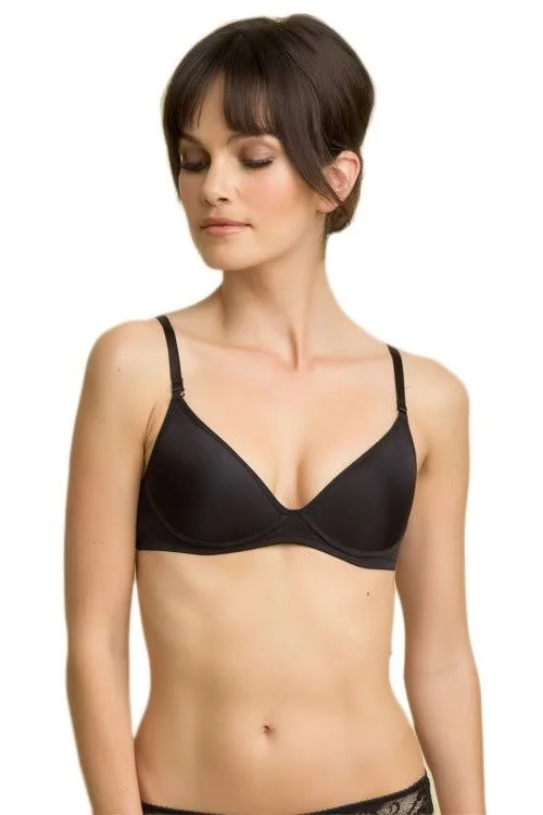 The Little Bra Company Women's Lea Smooth Bra - Black, 32c