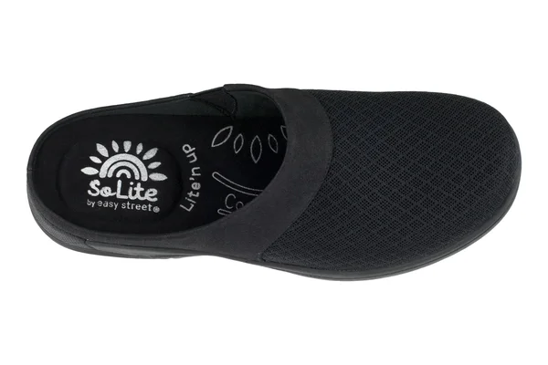 Easy Street Cozy Mules - Black