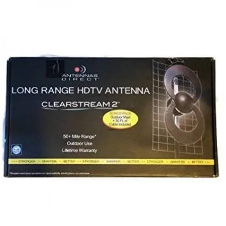 Antennas Direct C2 CJM 30 ClearStream 2 Long Range HDTV Antenna