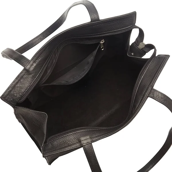 Royce All Purpose Tote Leather Carrying Bag - Black