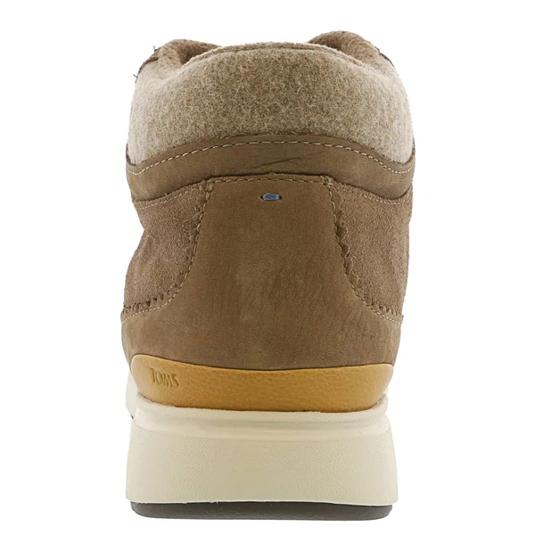 Toms - Women's Cascada Waterproof Taupe Gray Nubuck Suede Sneakers