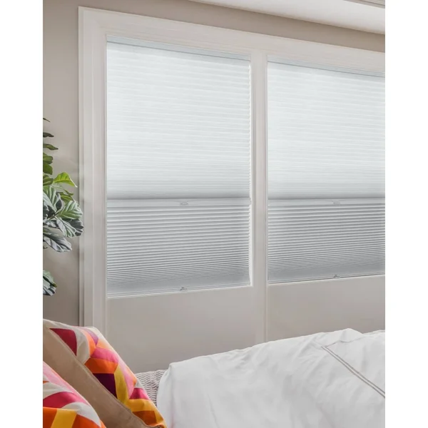 Chicology Day N& Night Cordless Cellular Shades - Grey Sheen - Gray Sheen - 55x22 x 48x22