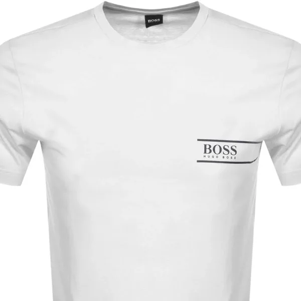Boss Bodywear Lounge Crew Neck T Shirt White