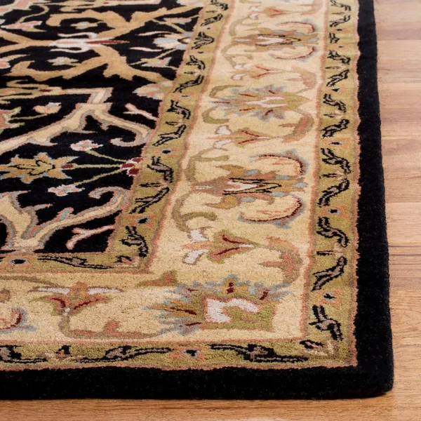 Safavieh Heritage HG644A Area Rug - Charcoal/Beige - Size: 5& x 8&