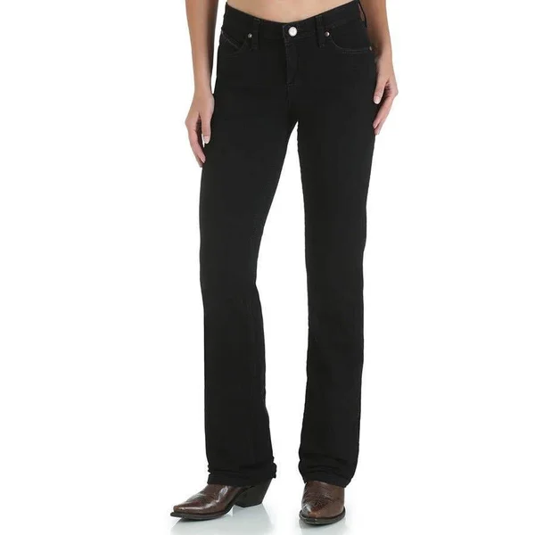 Wrangler Women's Black Magic Ultimate Riding Q-Baby Jeans