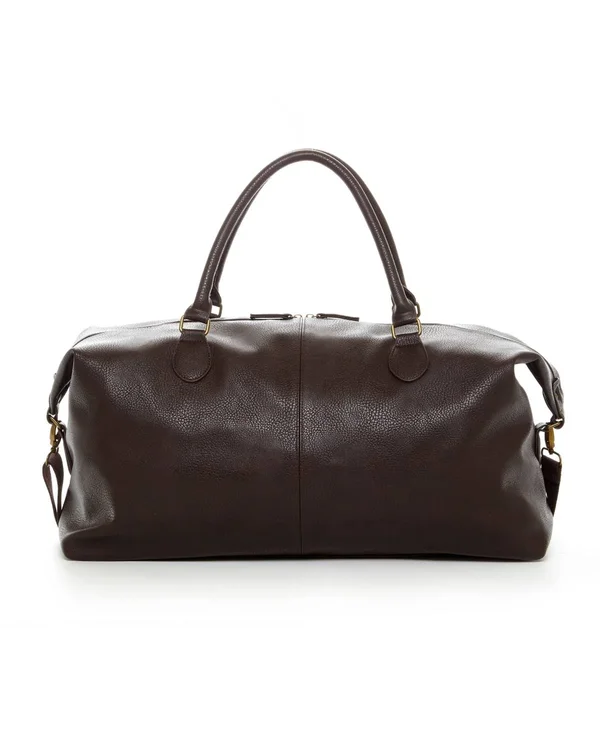 Gunner Vegan Leather Duffle Bag - Brown