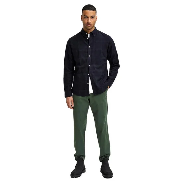 Selected Slim Flannel Long Sleeve Shirt XXL