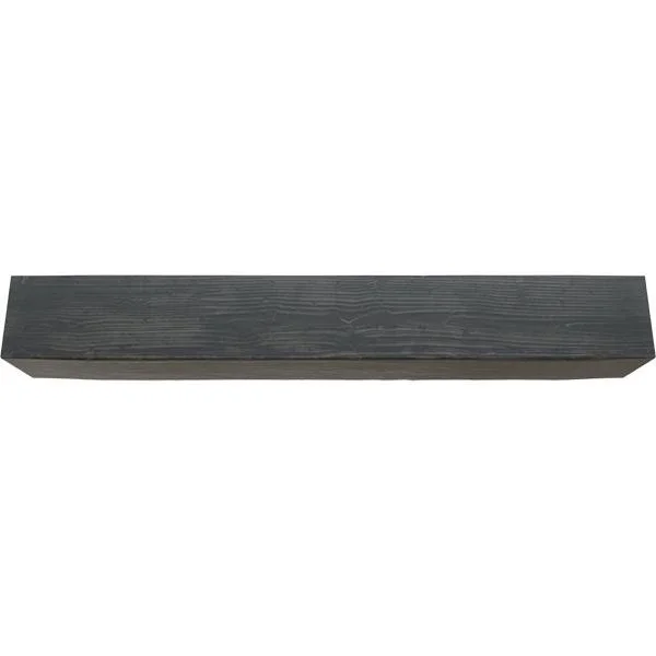 Ekena Millwork BMSD2C0040X120X096ES 4x22W x 12x22H x 8&L 2-Sided (L-beam) Sandblasted Endurathane Faux Wood Ceiling Beam - Aged A