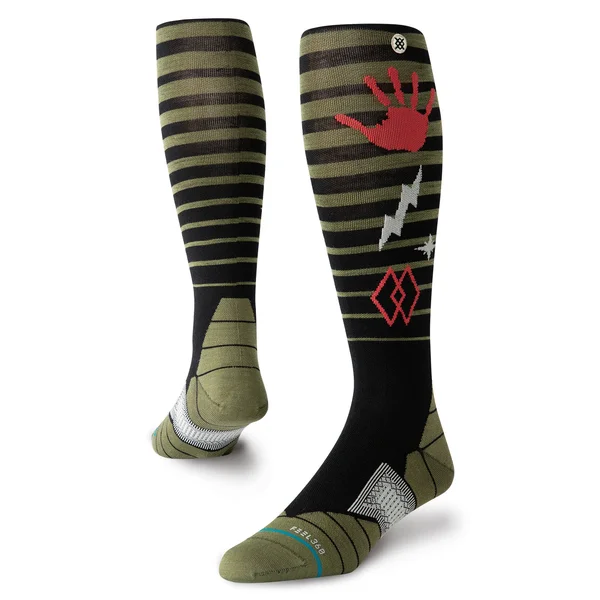Stance Double Diamond Snow Socks - Black