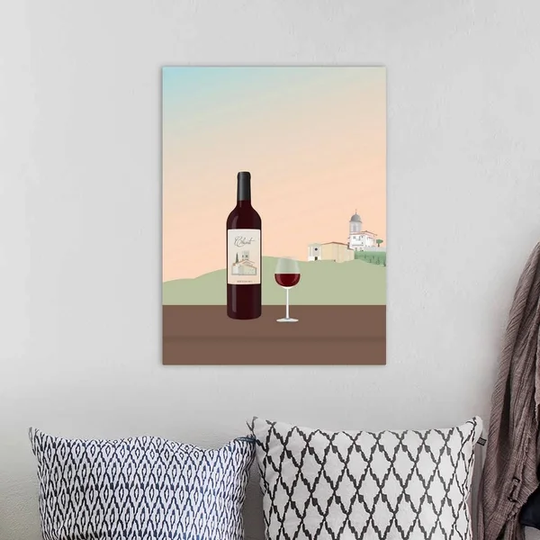 Tuscan Wine I - Canvas Wall Art, 18x24, Great Big Canvas