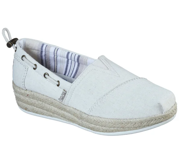 Skechers Women's Bobs Highlights 2.0 Yacht Master Espadrille, Natural
