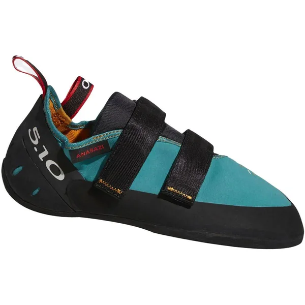 Five Ten Women's Anasazi LV Climbing Shoe - 7 - Collegiate Aqua - Black, Red