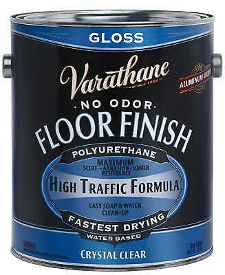 Rust-Oleum Varathane Gallon Gloss Waterborne Diamond Floor Finish - Pack of 2