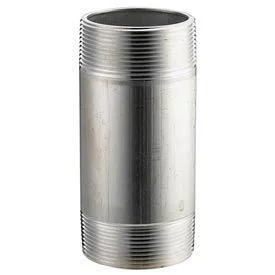 Aluminum Schedule 40 Pipe Nipple 2-1/2 x 3 NPT Male - Pkg Qty 10