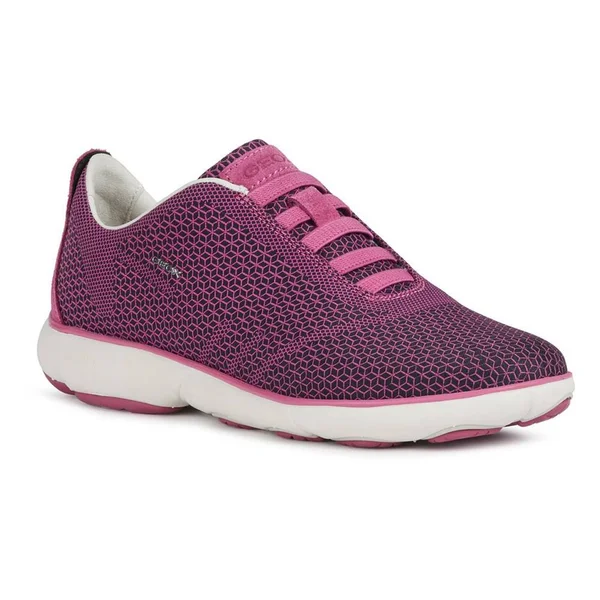 Geox Shoes Nebula Woman Black and Pink, Size 7