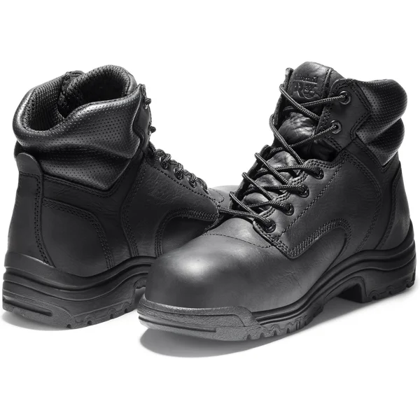 Timberland Pro Men's 6 in. Titan Composite Toe Work Boot - Black