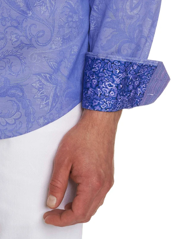 Robert Graham Andretti Sport Shirt Coral