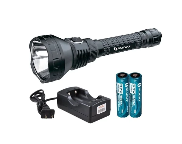 Rechargeable Bundle:Olight M3XS-UT Javelot 1200 Lumen Cree XP-L LED Flashlight, Two Genuine Olight 2600mah 18650 Batteries, and
