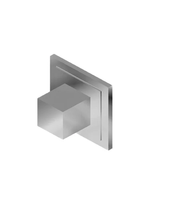 Graff M-Series Square 2-Way Diverter Trim Plate with Square Handle in Olive Bronze, SKU: G-8028-SH1-OB-T