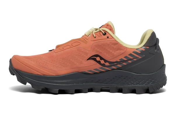 Women's Saucony Peregrine 11 St Rust|Charcoal - Size 10.5M