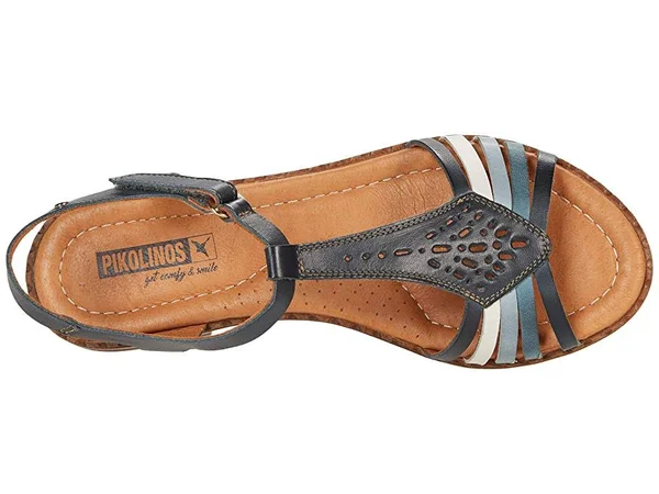 Pikolinos Leather Flat Sandals Algar W0X